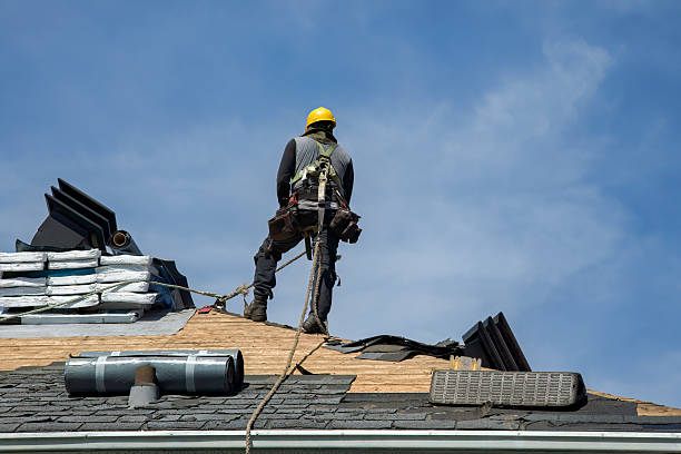 Professional Roof Installation technician working in Lampasas, TX